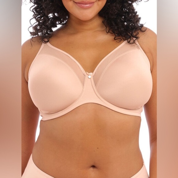 Elomi Smooth Underwire Supportive Bra Size 42H In Sahara EL 4301SAH Back Close - Picture 1 of 6